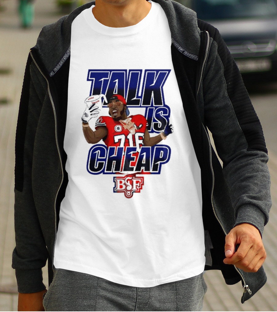 Benny The Butcher Talk Is Cheap BSF Victory Monday Football Victory T-Shirt
