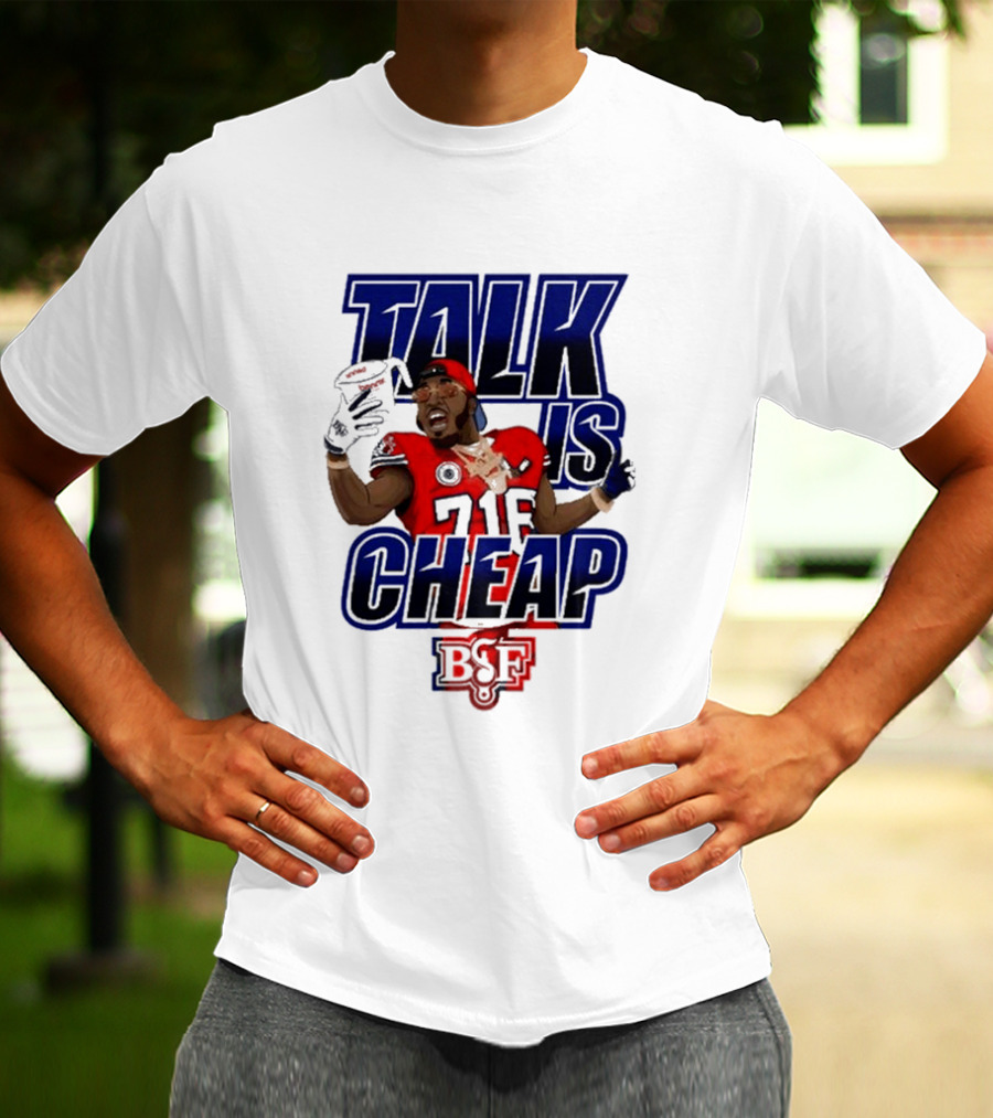 Benny The Butcher Talk Is Cheap BSF Victory Monday Football Victory T-Shirt