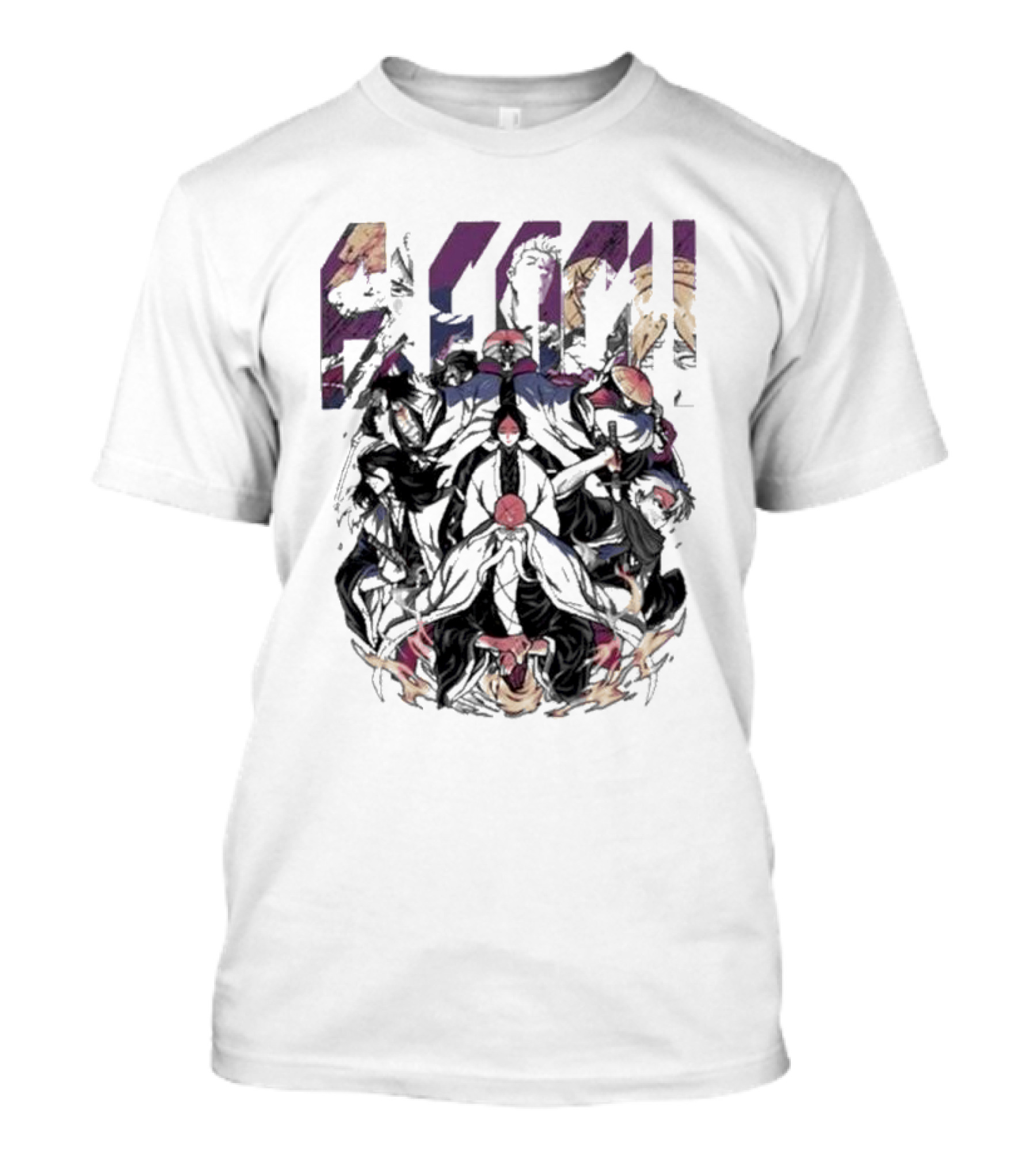 Bleach Byakuya Kuchiki Epic Battle Scene T-Shirt