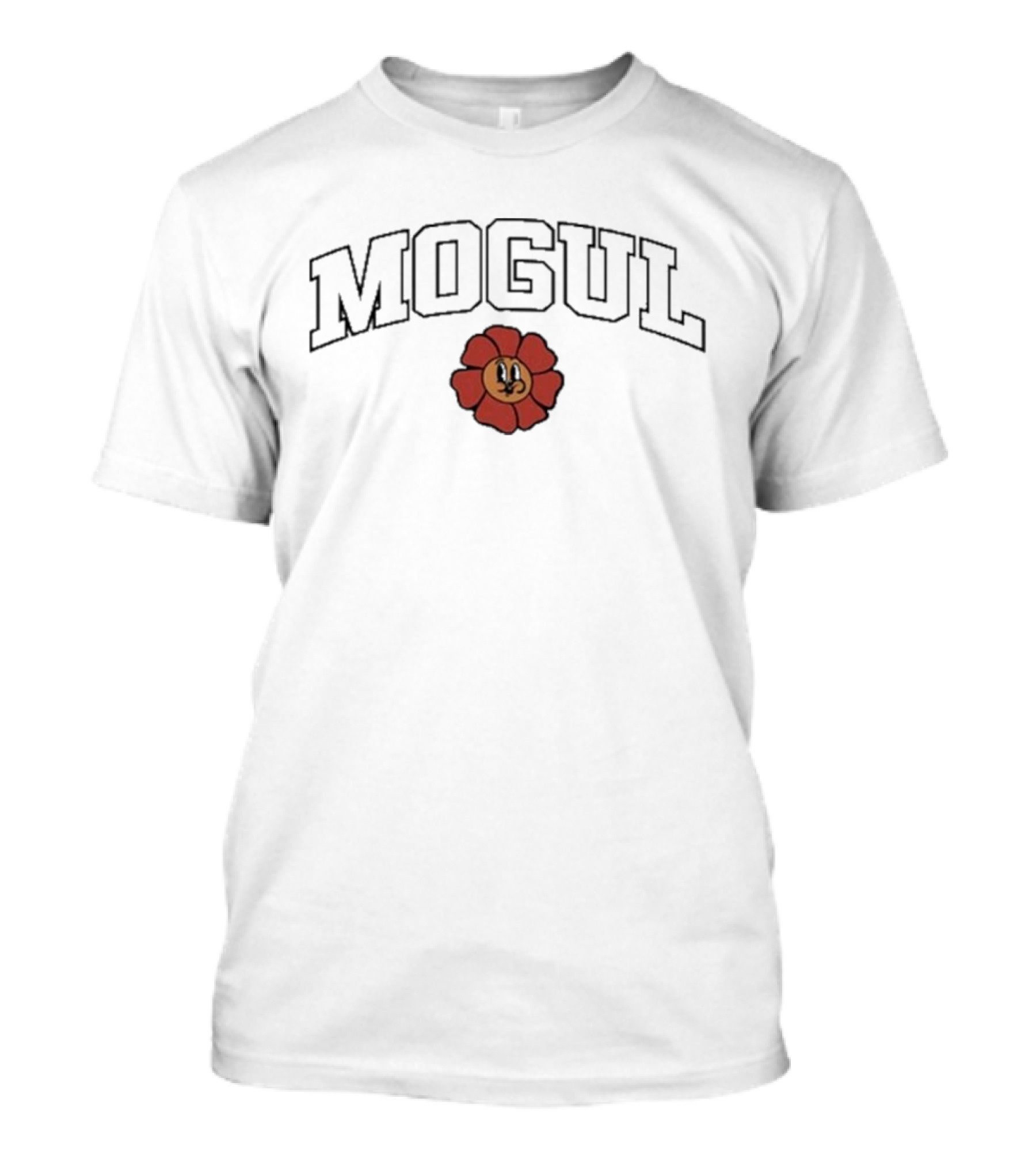 Mogul Cartoon Flower Emblem T-Shirt