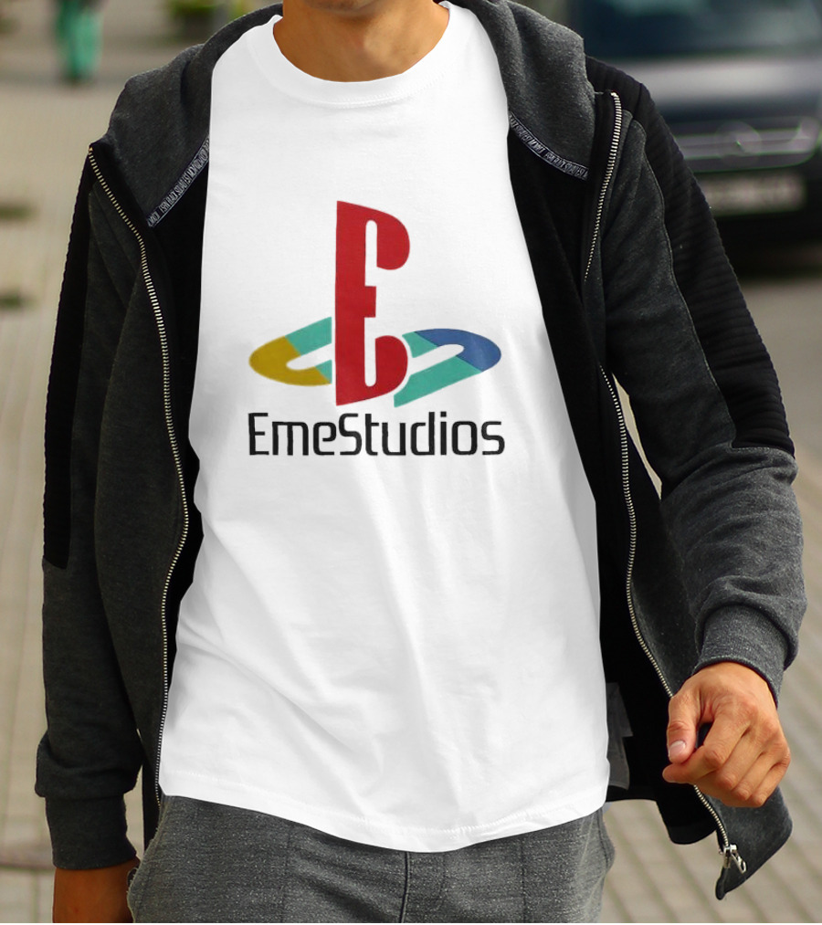 EmeStudios Play Logo With Classic Gaming T-Shirt