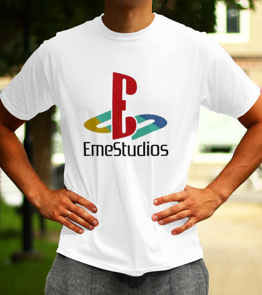 EmeStudios Play Logo With Classic Gaming T-Shirt