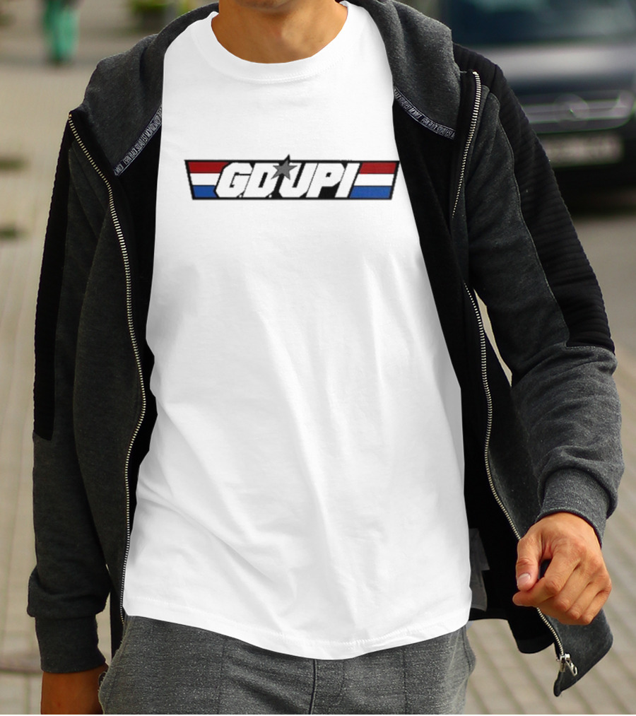 Dingdong Gdupi GDUPI Star Red Blue Stripes T-Shirt