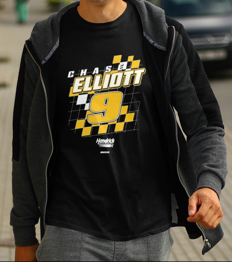 Chase Elliott #9 Hendrick Motorsports NASCAR Racing Graphics T-Shirt