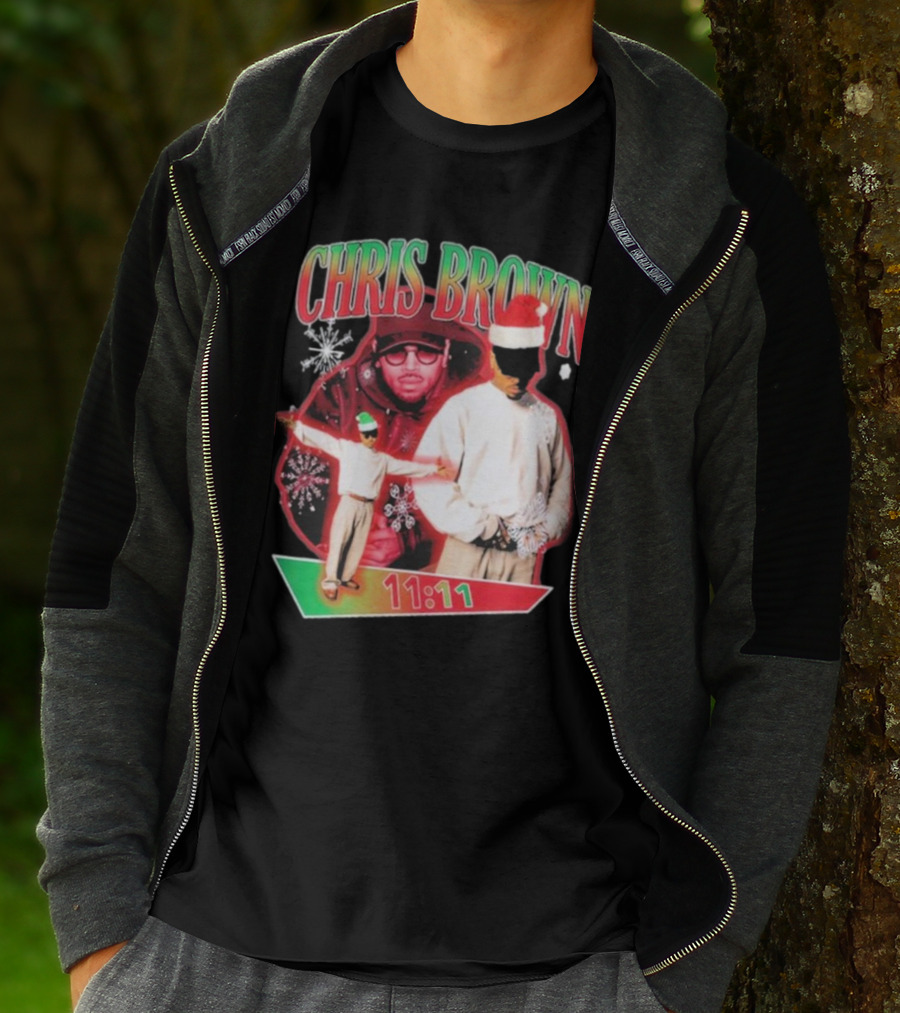 Chris Brown 11:11 Star Struck Christmas T-Shirt