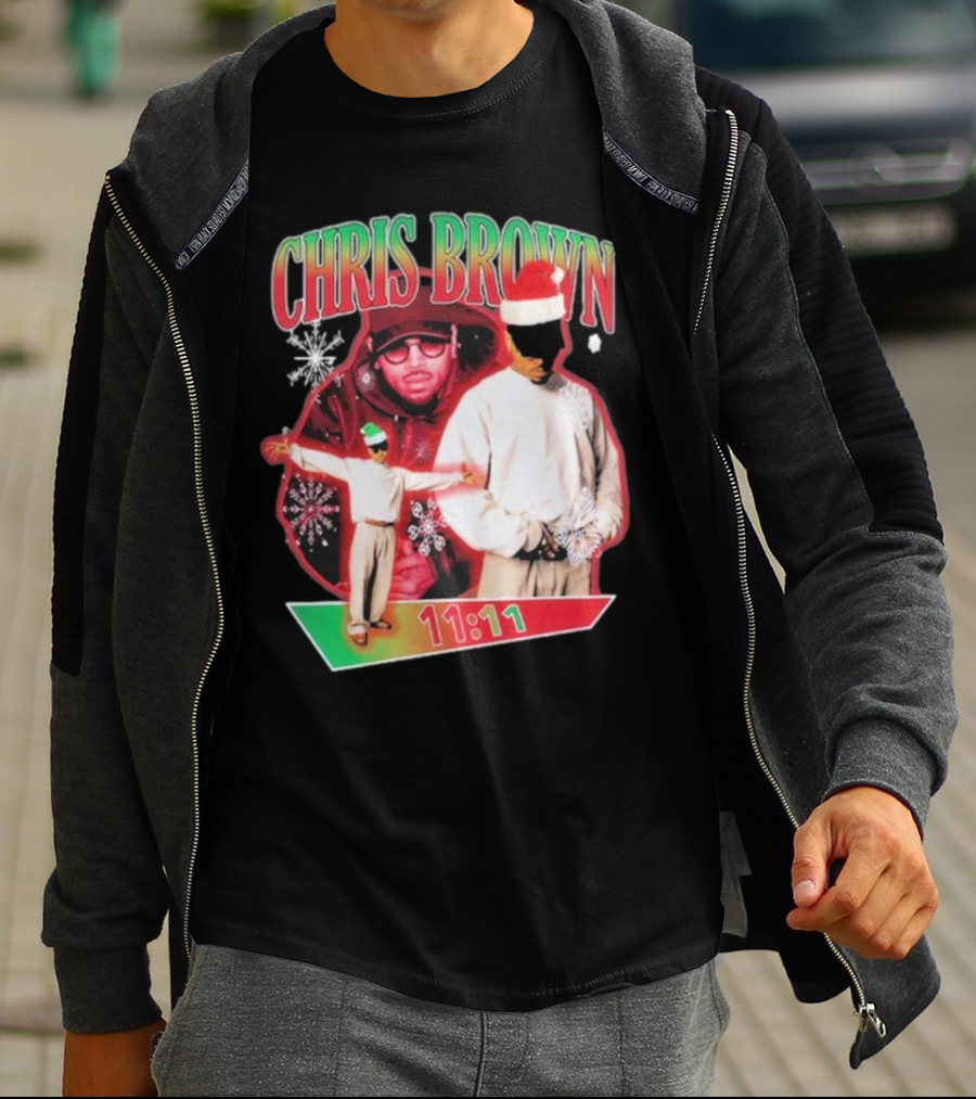Chris Brown 11:11 Star Struck Christmas T-Shirt