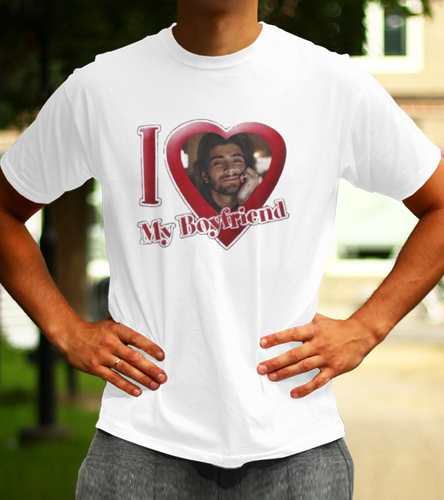 I Heart My Boyfriend Zayn Malik One Direction T-Shirt