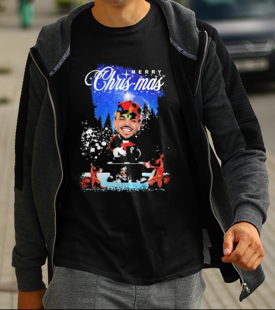 Merry Christmas Chris-Mas Santa DJ Scene T-Shirt