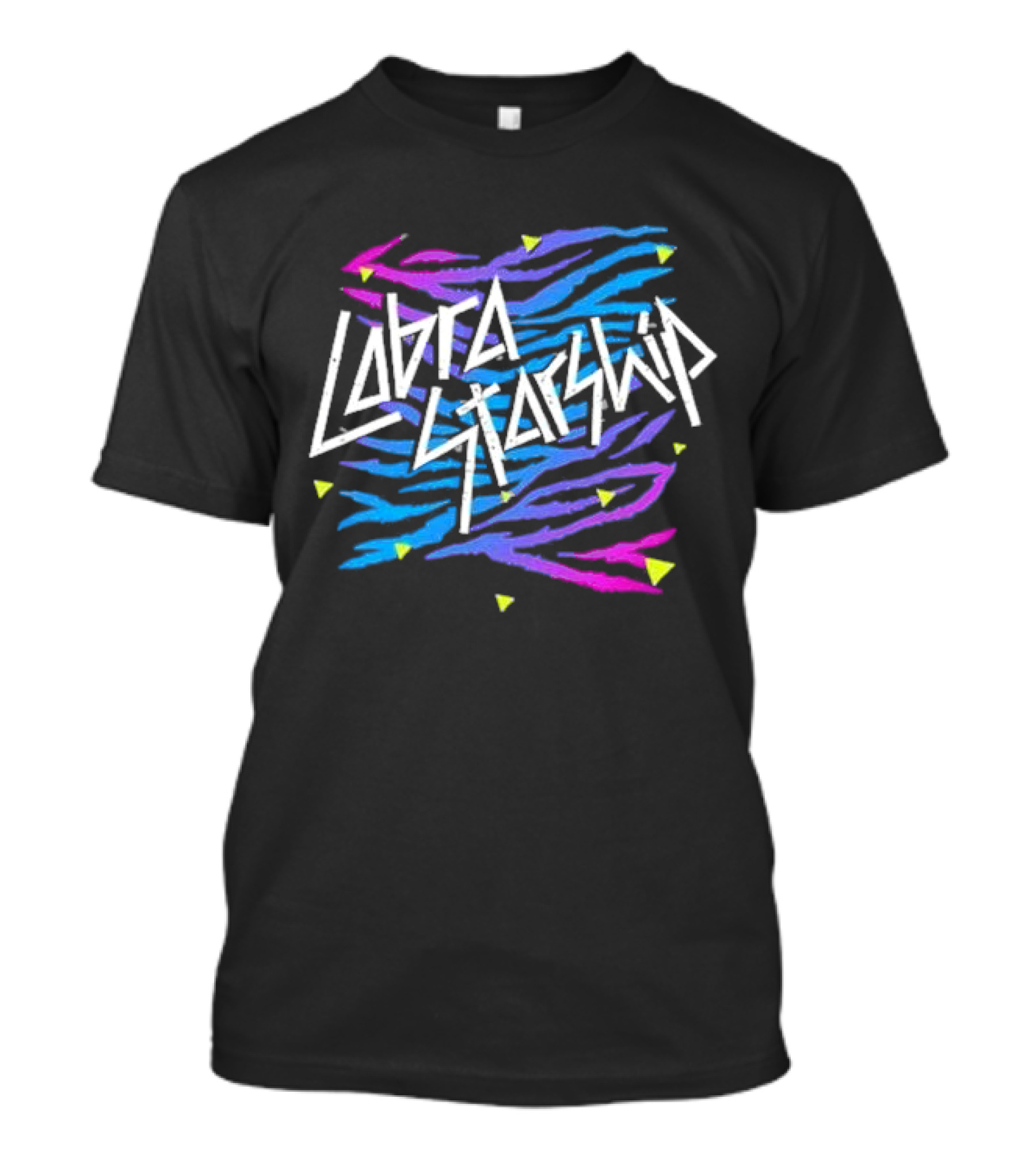 Cobra Starship Neon Zebra Print Tour T-Shirt