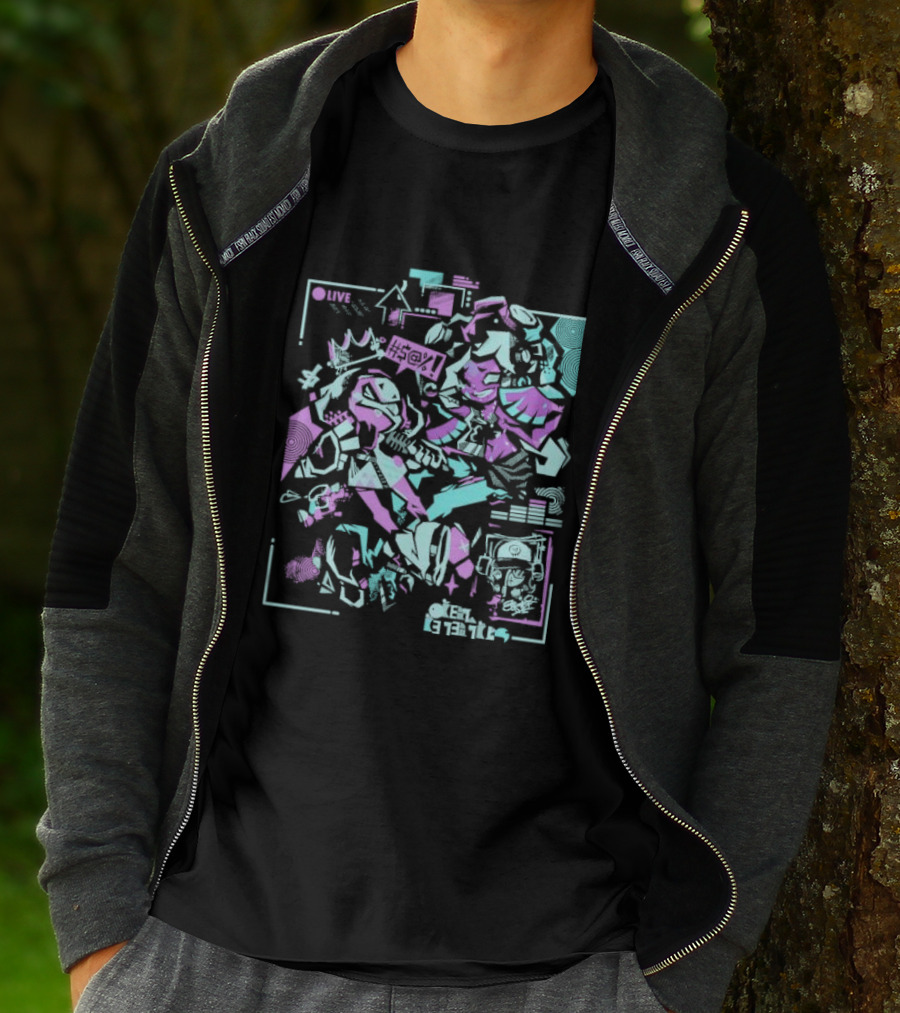 Splatoon Inspired Don't Get Cooked Gaming Art Brian Shepard T-Shirt