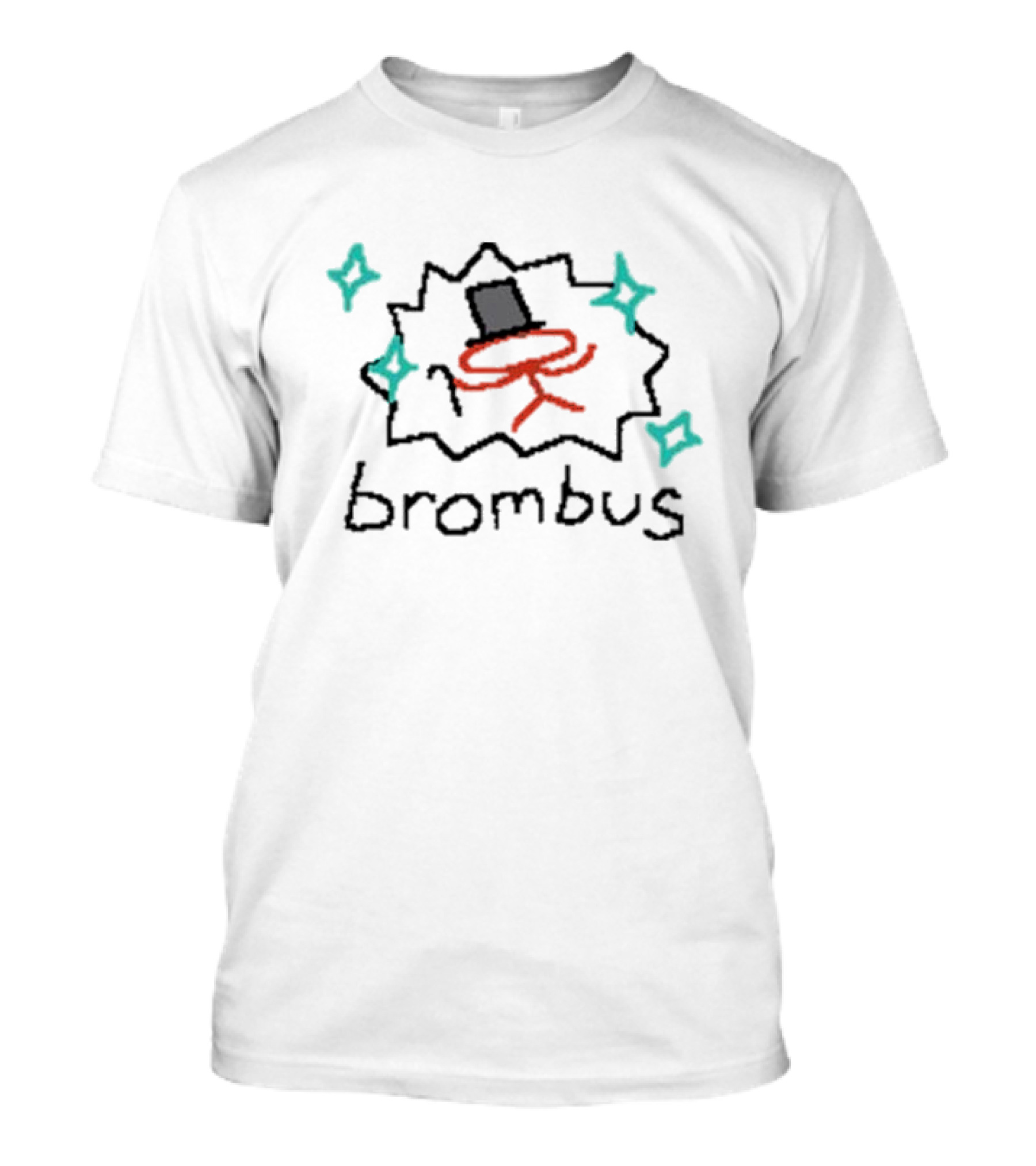 Raxdflipnote Brombus Top Hat Drawing With Stars T-Shirt
