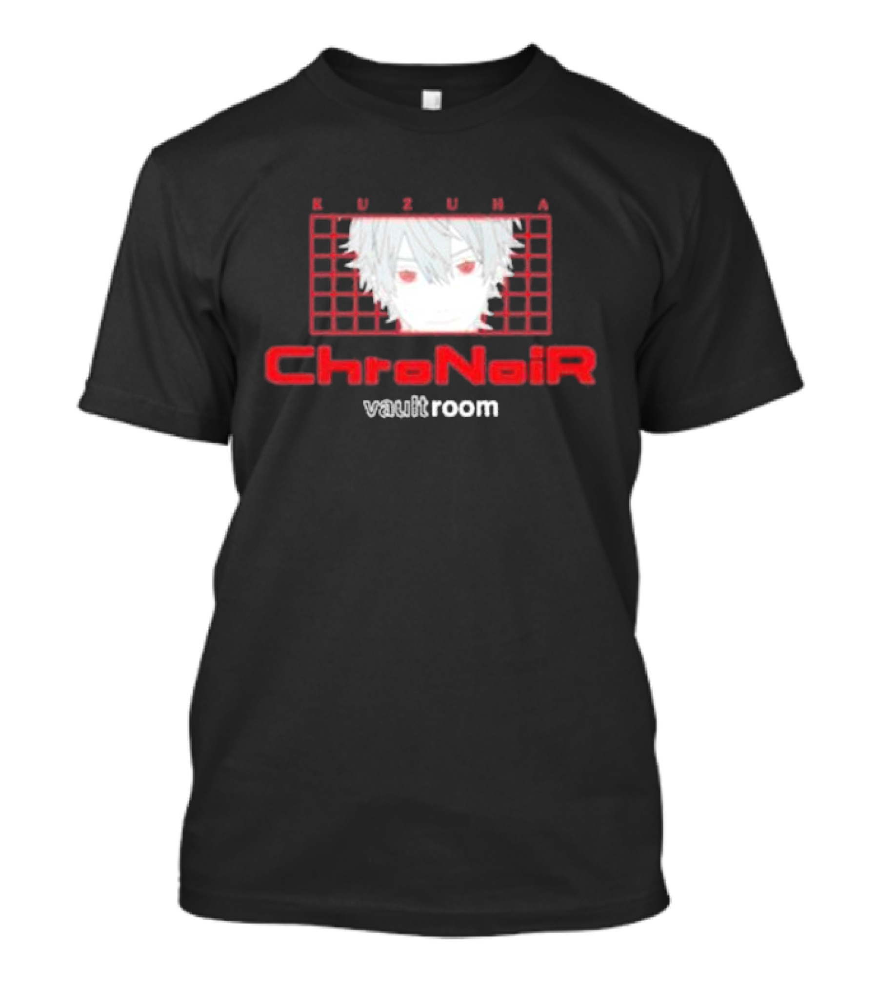 Kuzuha ChroNoiR Vaultroom Anime Character Grid T-Shirt