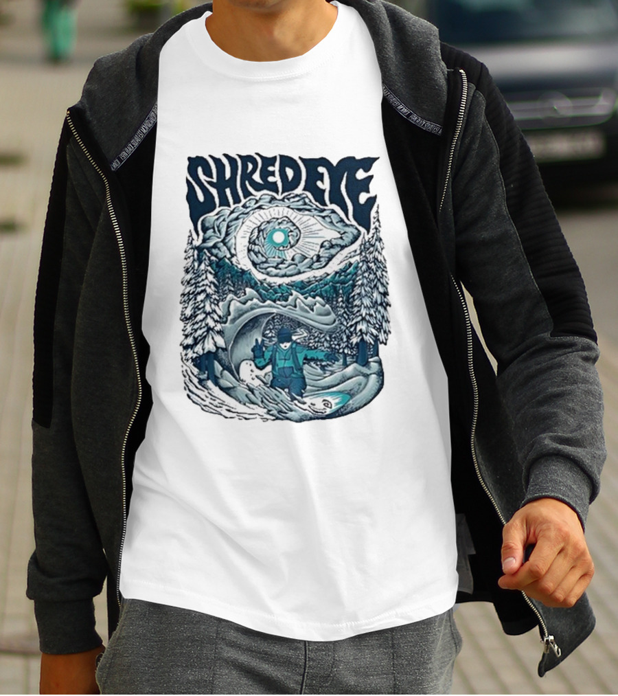 Shredeye Snow Surfer Forest Adventure T-Shirt