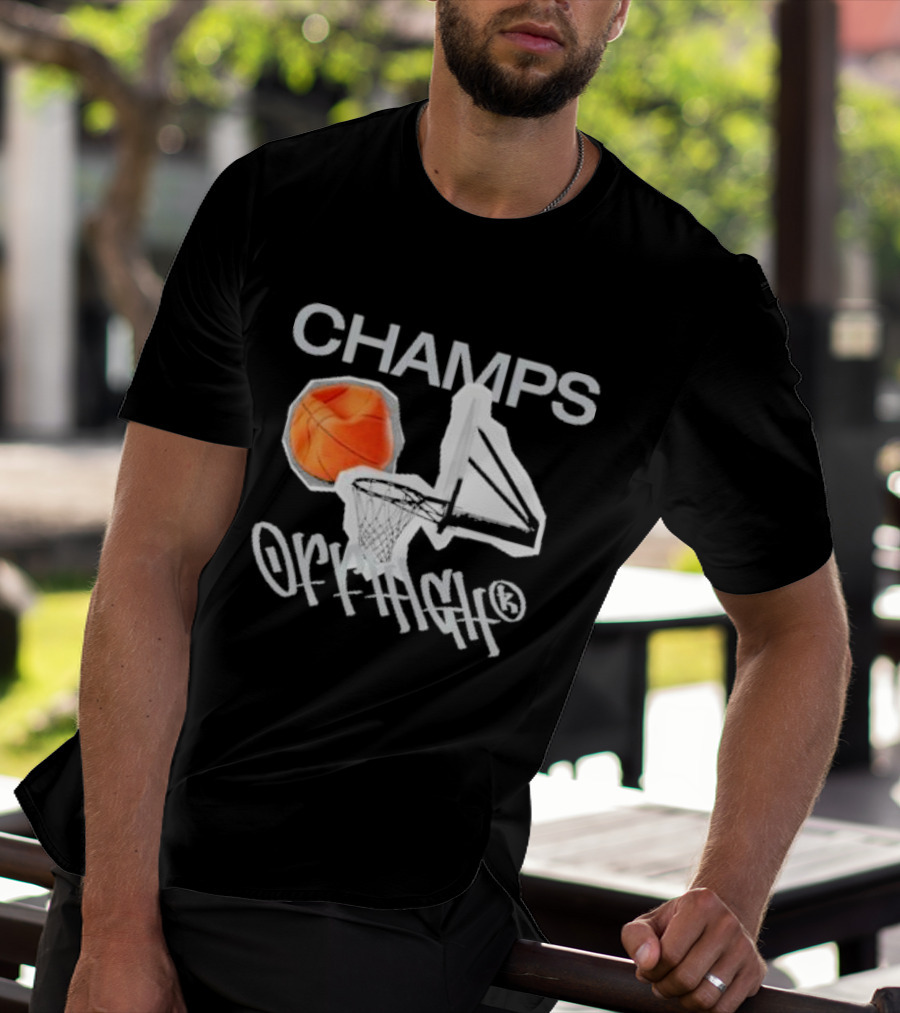 OFFHIGH STREET CHAMPS BASKETBALL HOOP GAME T-Shirt