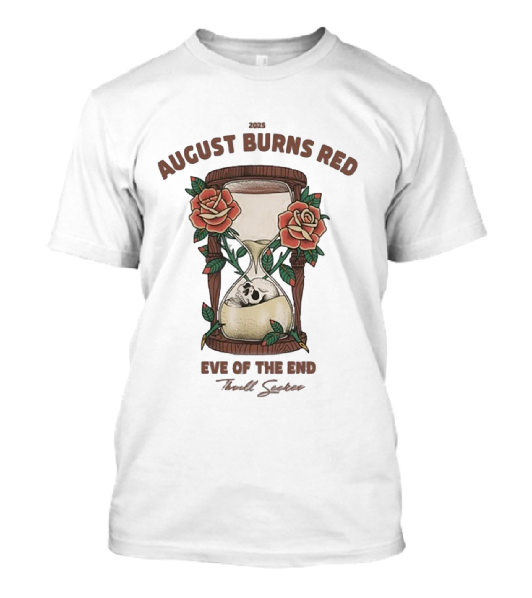 2025 August Burns Red Eve Of The End Thrill Seeker T-Shirt