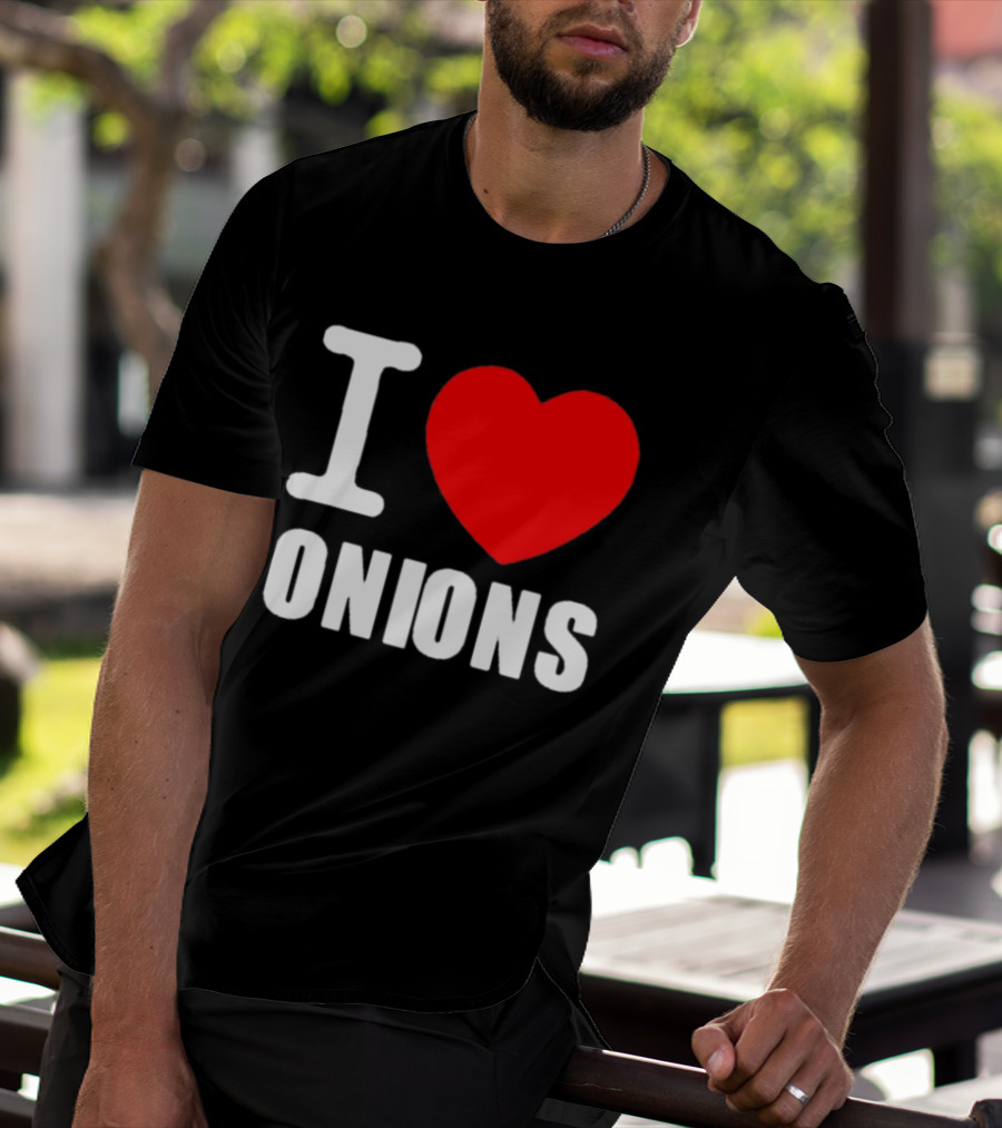 Pizzaslime I Heart Onions T-Shirt
