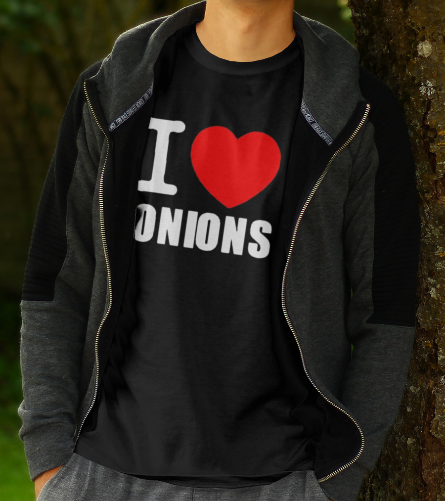 Pizzaslime I Heart Onions T-Shirt