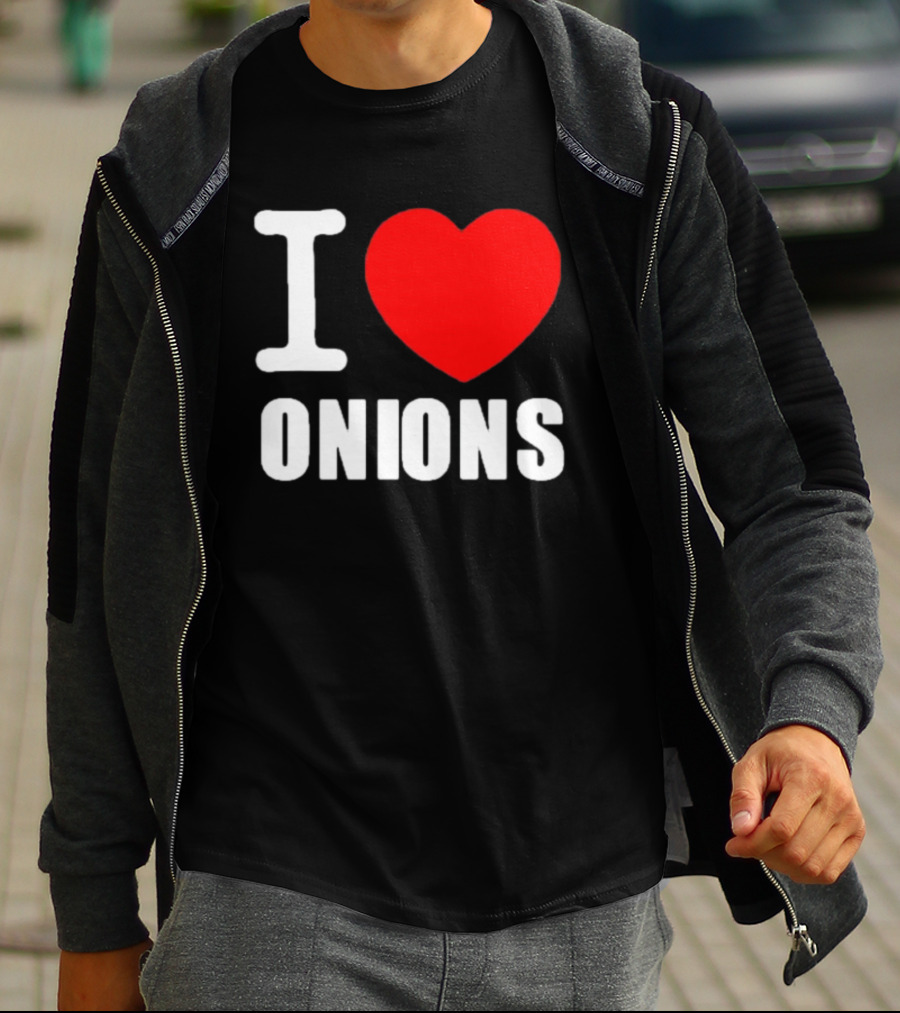 Pizzaslime I Heart Onions T-Shirt