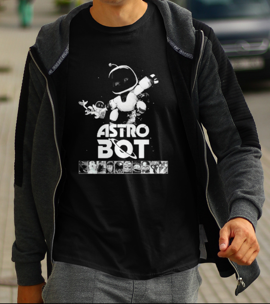 Astro Bot Prestige Adventure Galaxy Characters T-Shirt