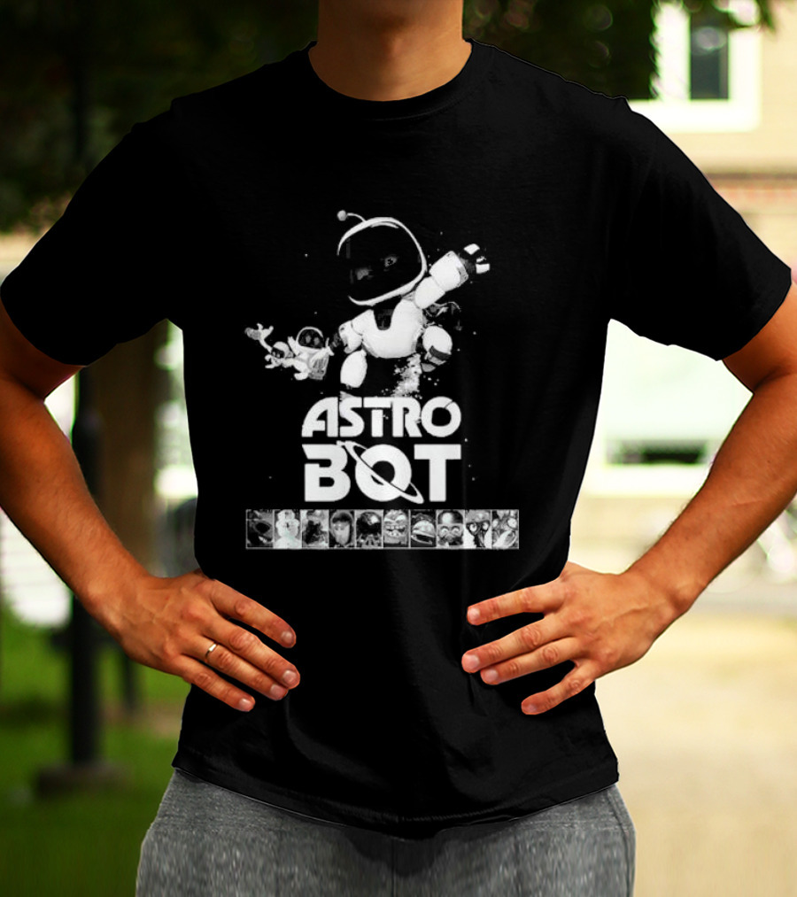 Astro Bot Prestige Adventure Galaxy Characters T-Shirt