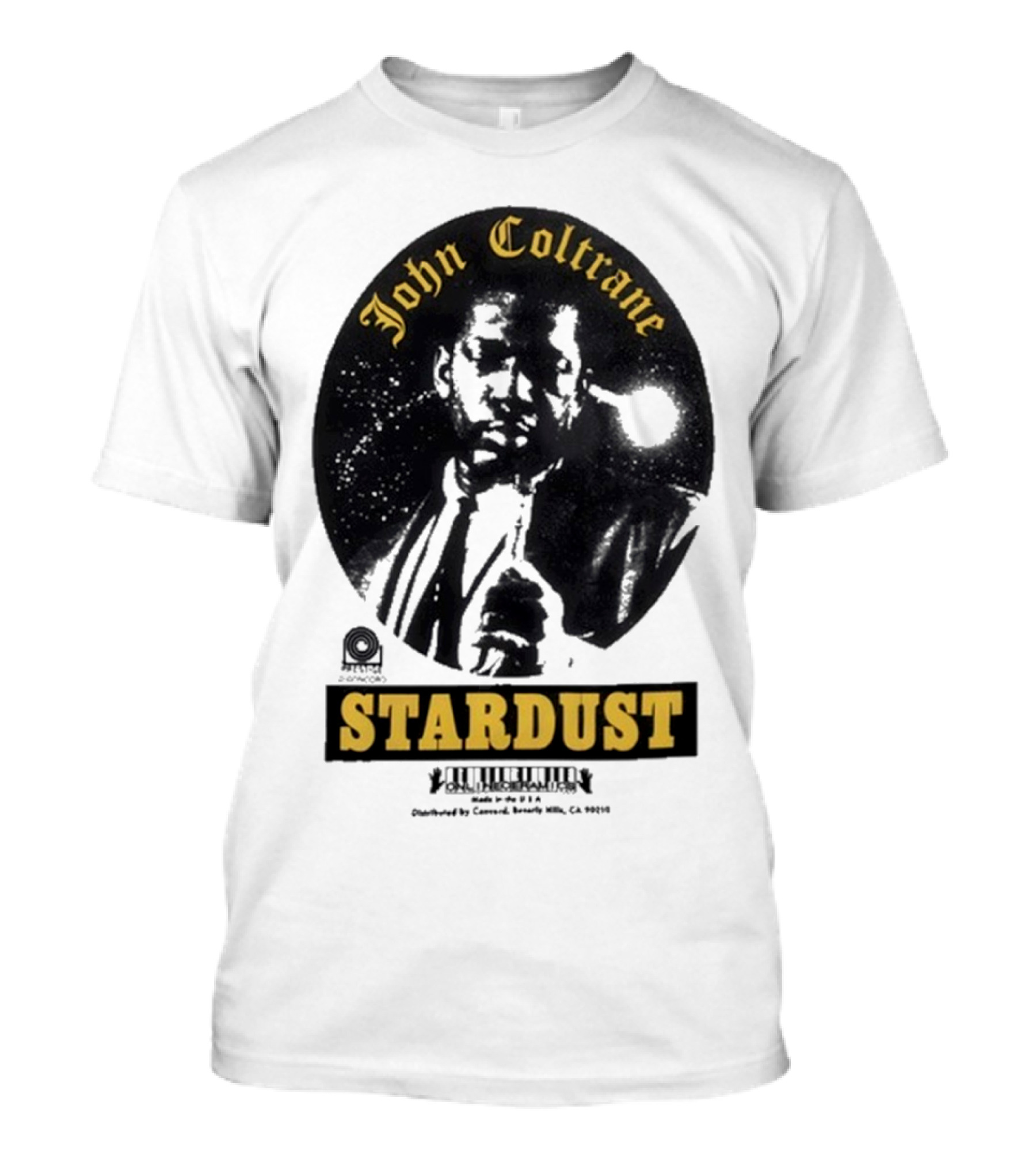 John Coltrane Stardust Prestige Records Distributed By Concord Beverly Hills CA 90212 T-Shirt