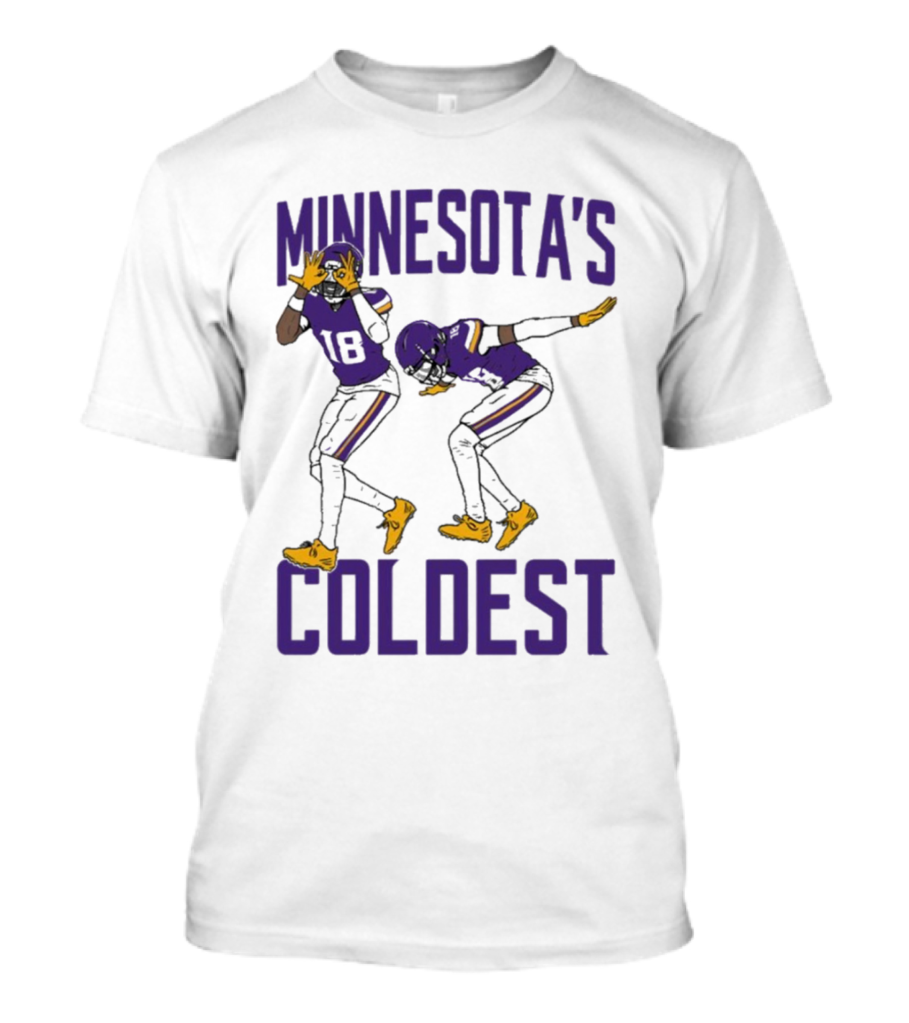 Minnesota’s Coldest Justin Jefferson 18 Football Moves T-Shirt