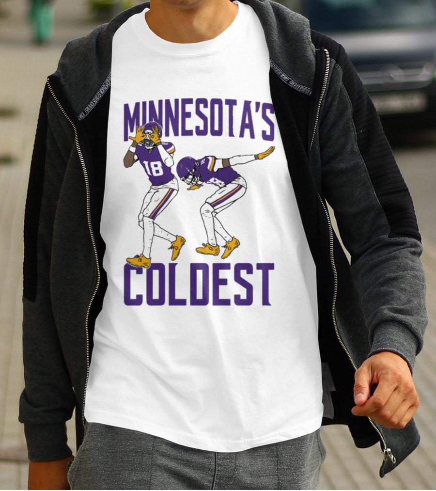 Minnesota’s Coldest Justin Jefferson 18 Football Moves T-Shirt