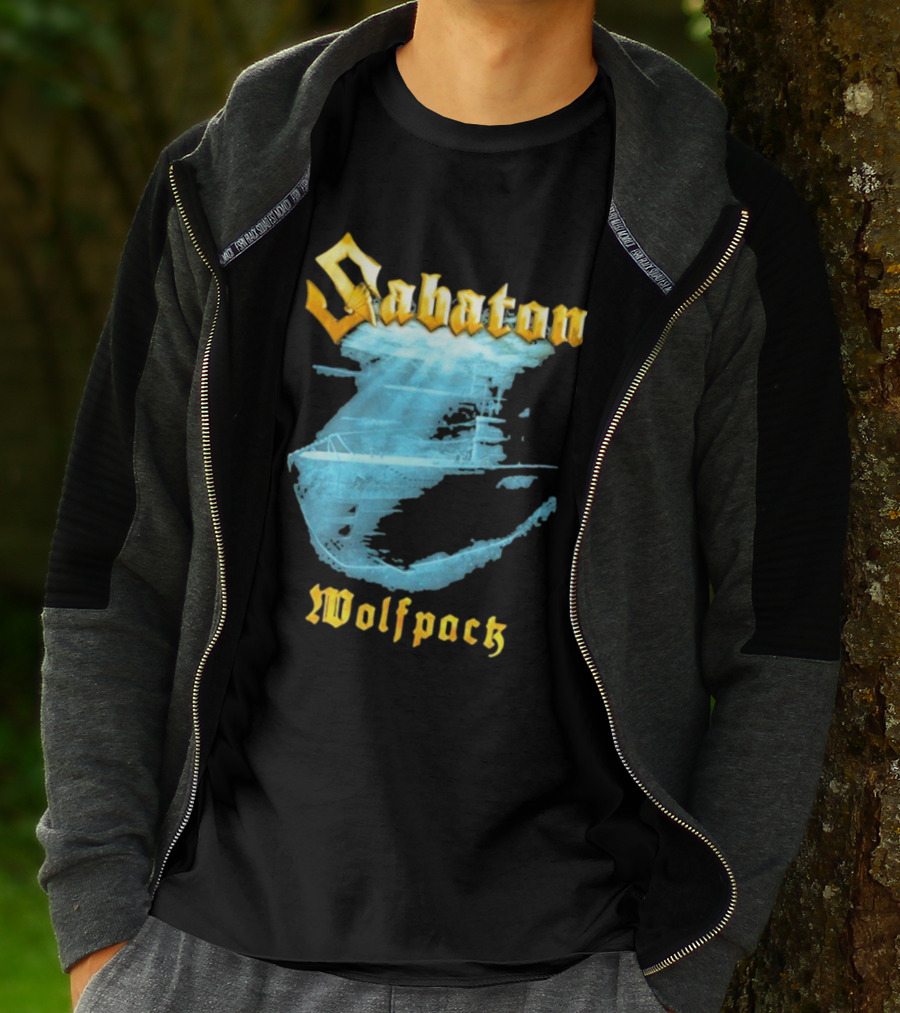 Sabaton Wolfpack Submarine Battle Reflection T-Shirt
