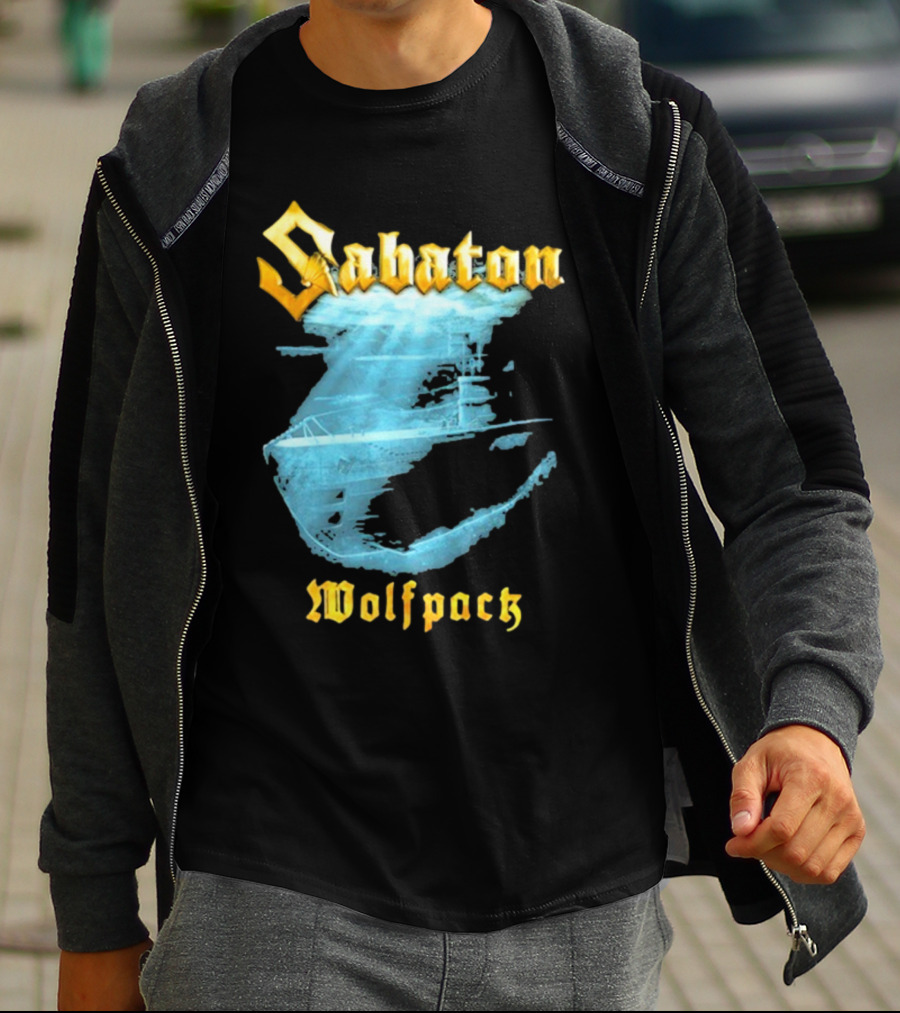 Sabaton Wolfpack Submarine Battle Reflection T-Shirt