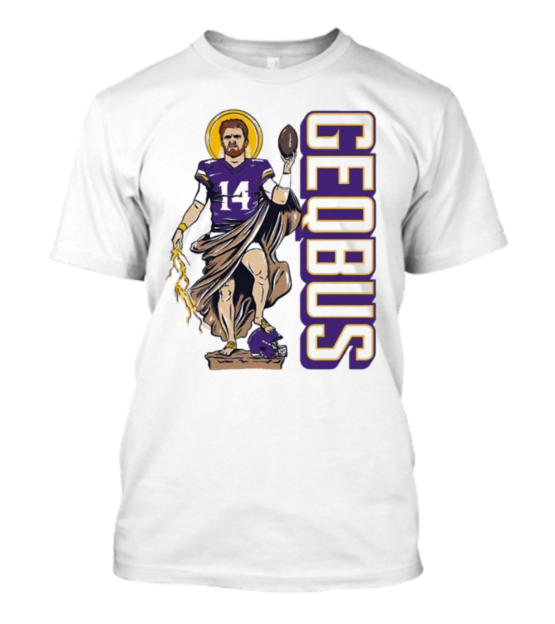 Sam Darnold GEQBUS Football Icon Blessed Athletic T-Shirt