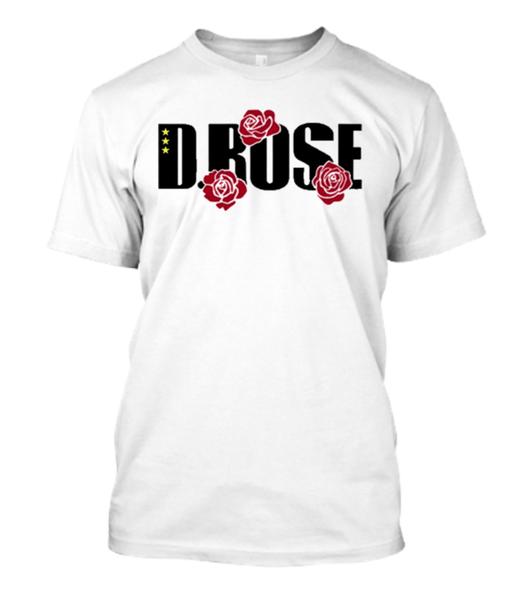 D Rose Slam Roses Stars T-Shirt