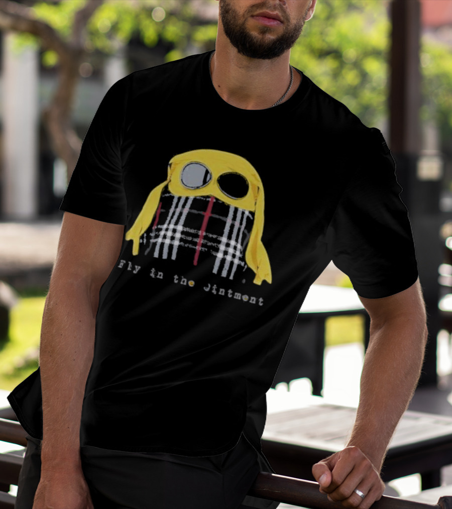 Fly In The Jintment Yellow Hat Plaid T-Shirt