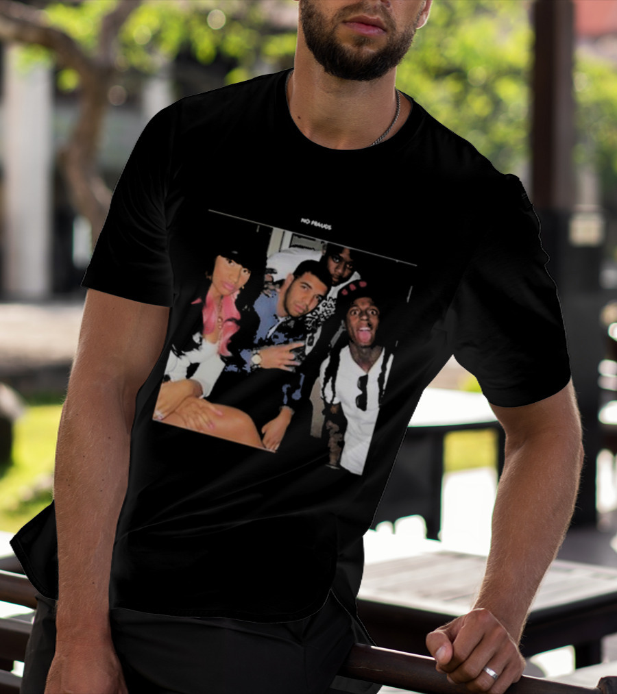 Maiya The Don No Frauds Young Money Crew Photo T-Shirt