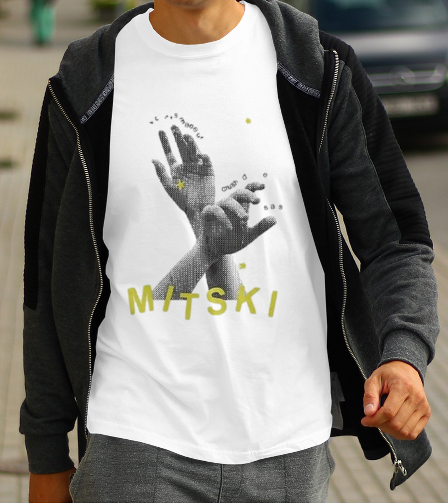 Mitski My Body’s Made Of Crushed Little Stars Hands T-Shirt