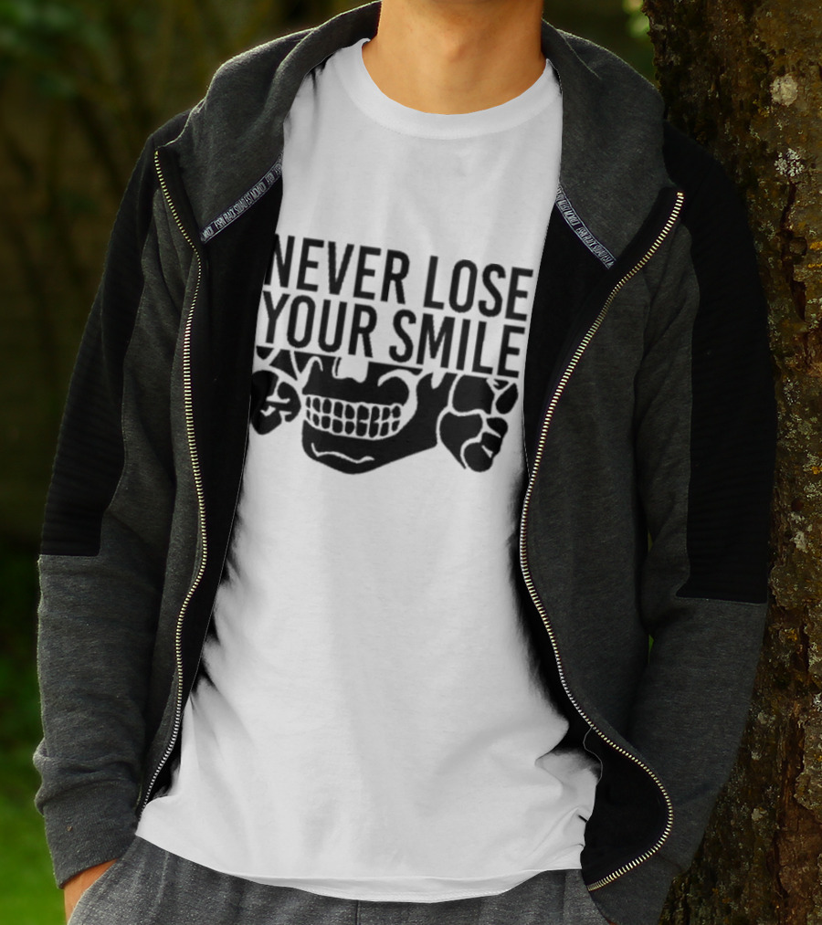 Never Lose Your Smile Skull T-Shirt
