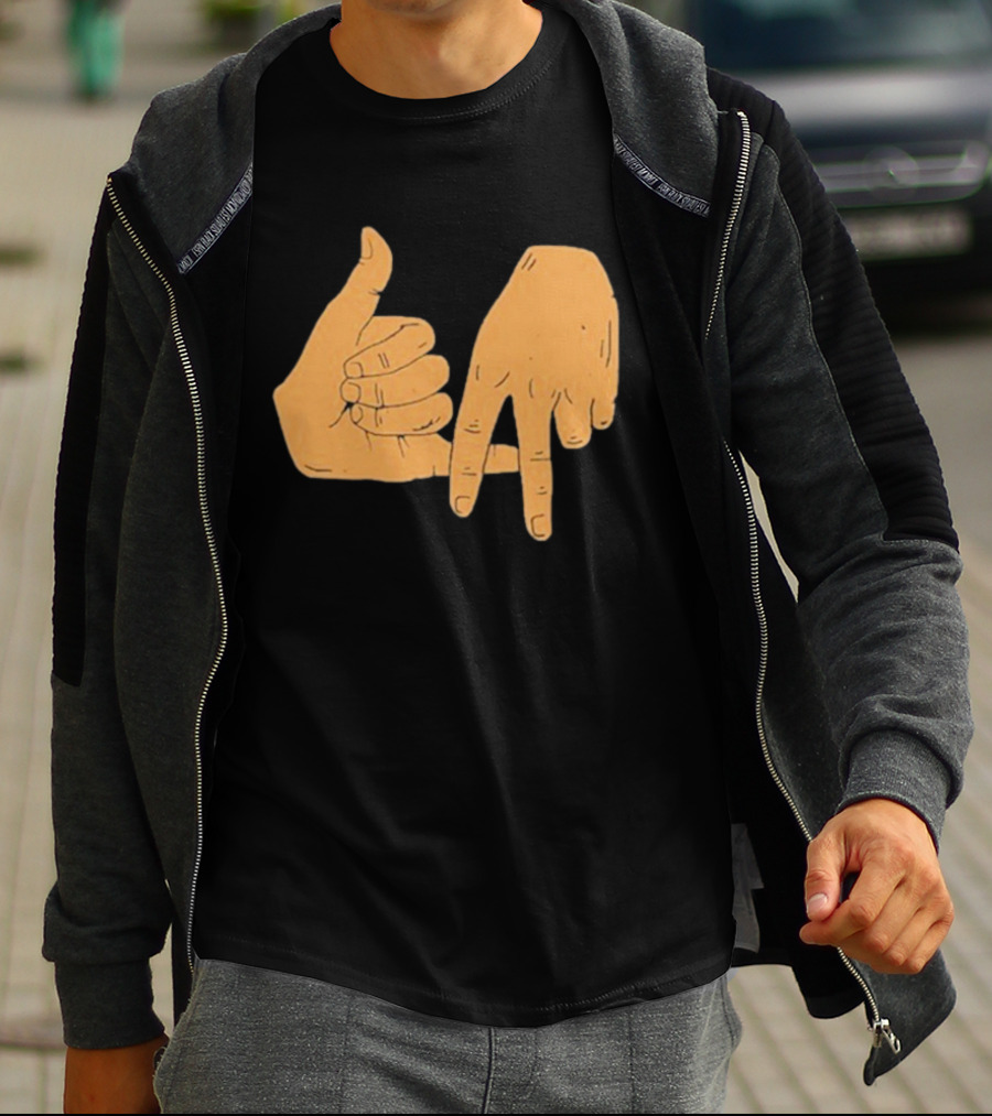 Dirty Coast Los Angeles Hand Gesture T-Shirt