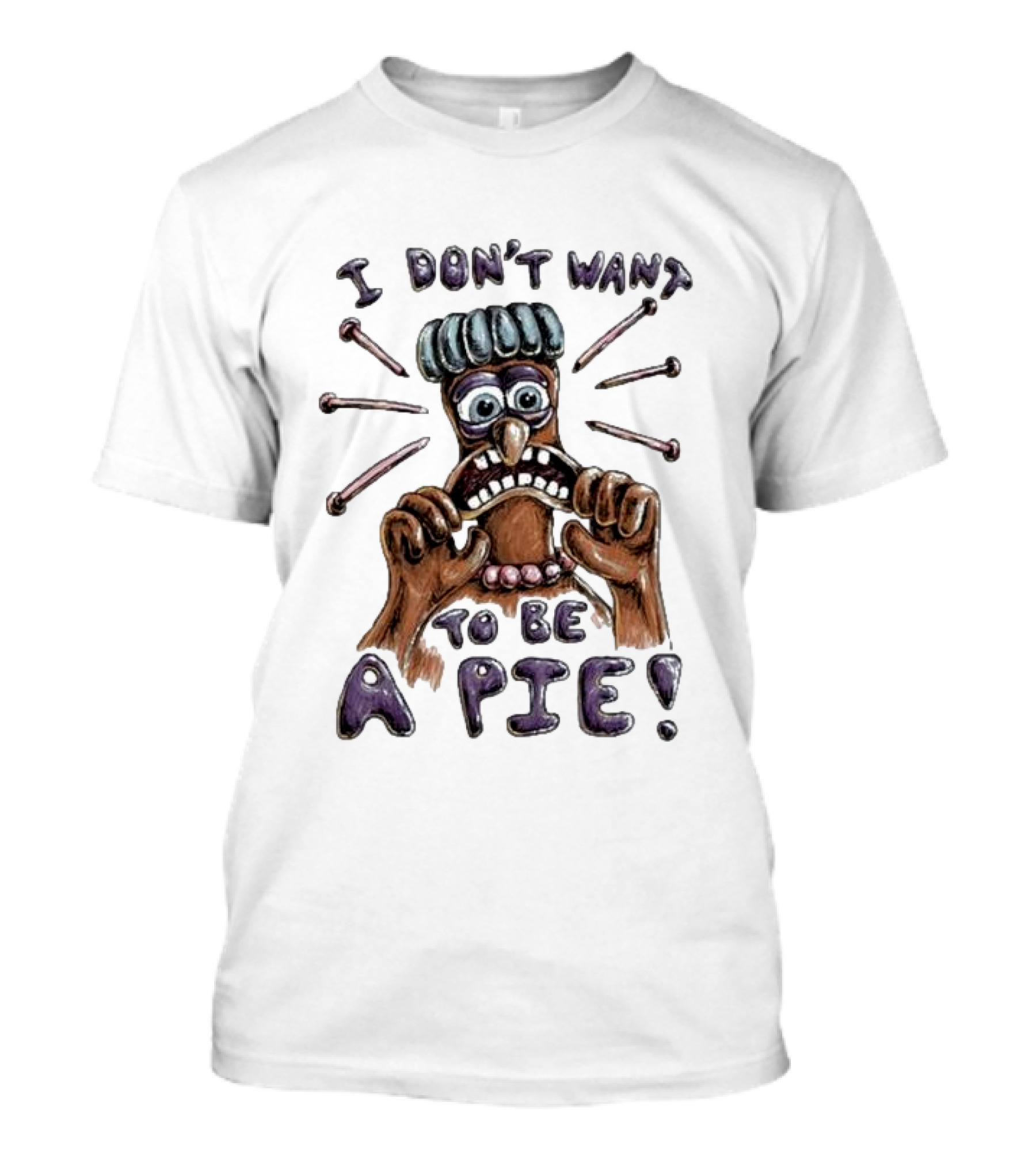 Lonely Kids Club I Don’t Want To Be A Pie Chicken Run T-Shirt