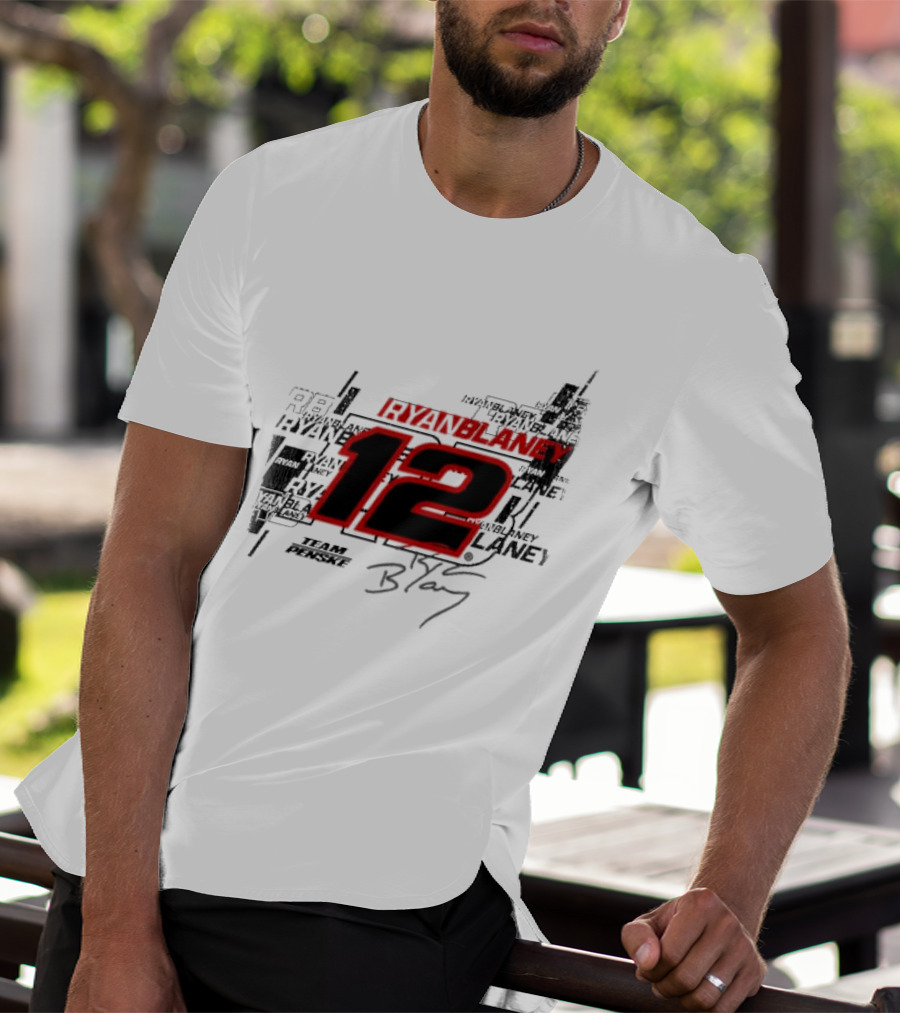 Ryan Blaney 12 Team Penske Signature Racing T-Shirt