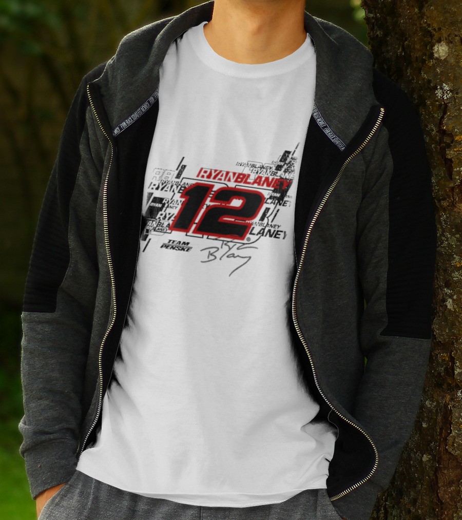 Ryan Blaney 12 Team Penske Signature Racing T-Shirt