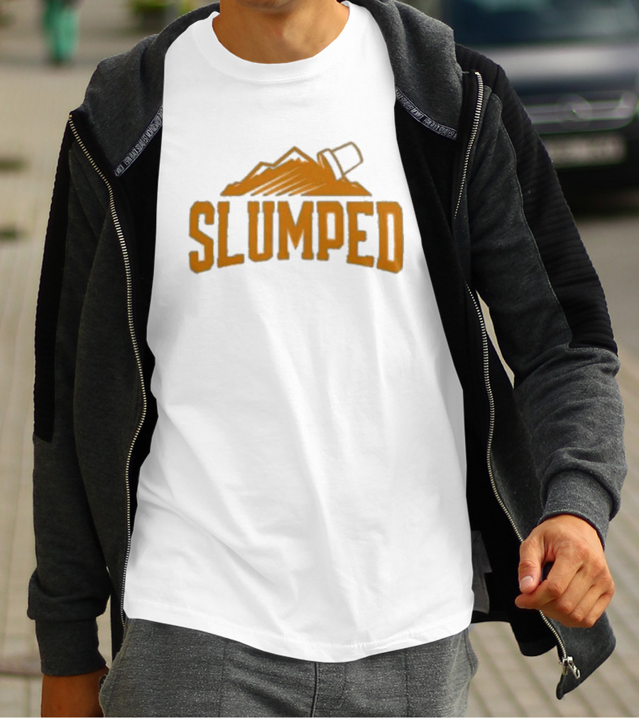 Slumped Gold Mountain Cup T-Shirt