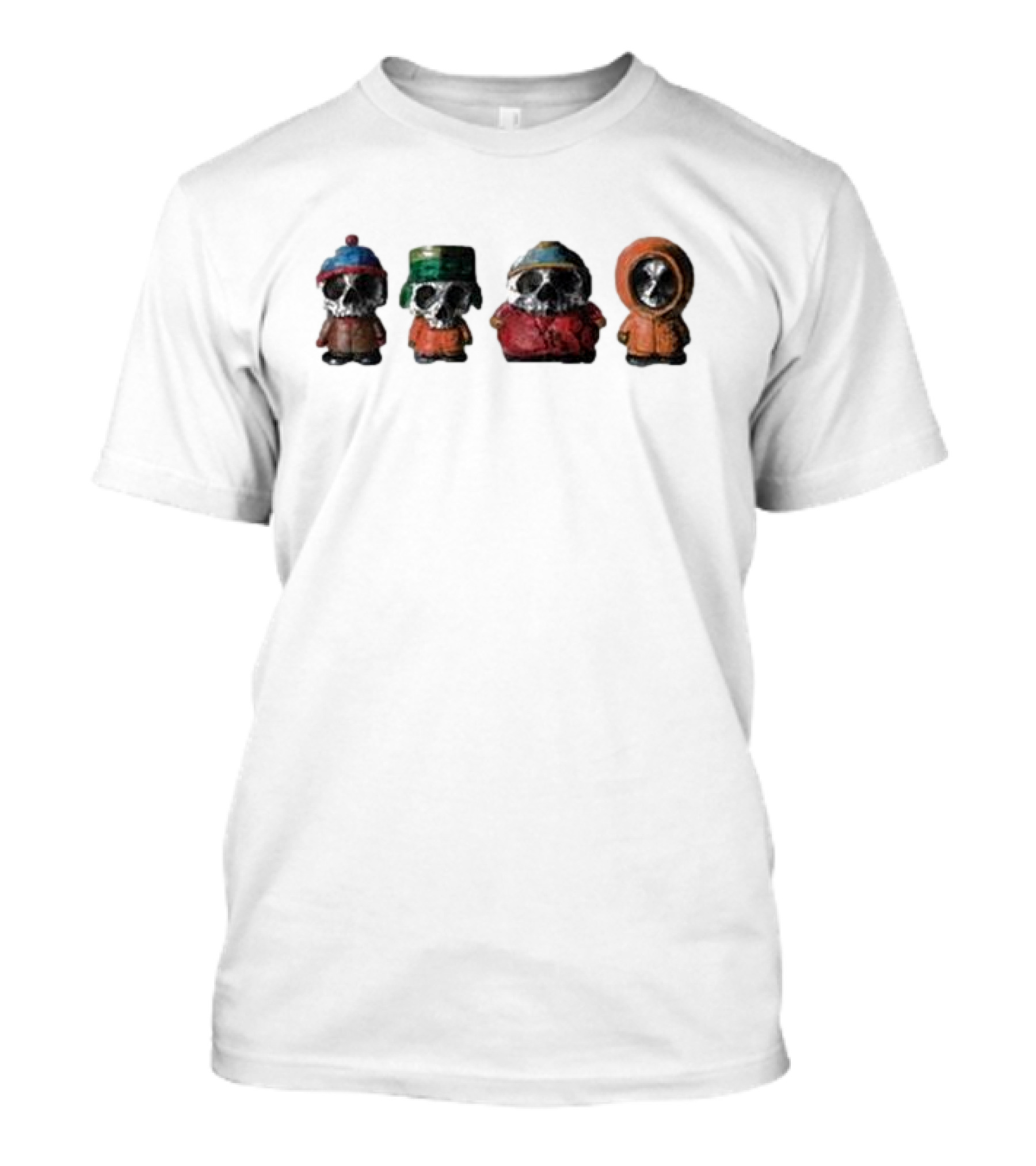 Zero Skateboards Southpark Characters Skull Horror T-Shirt