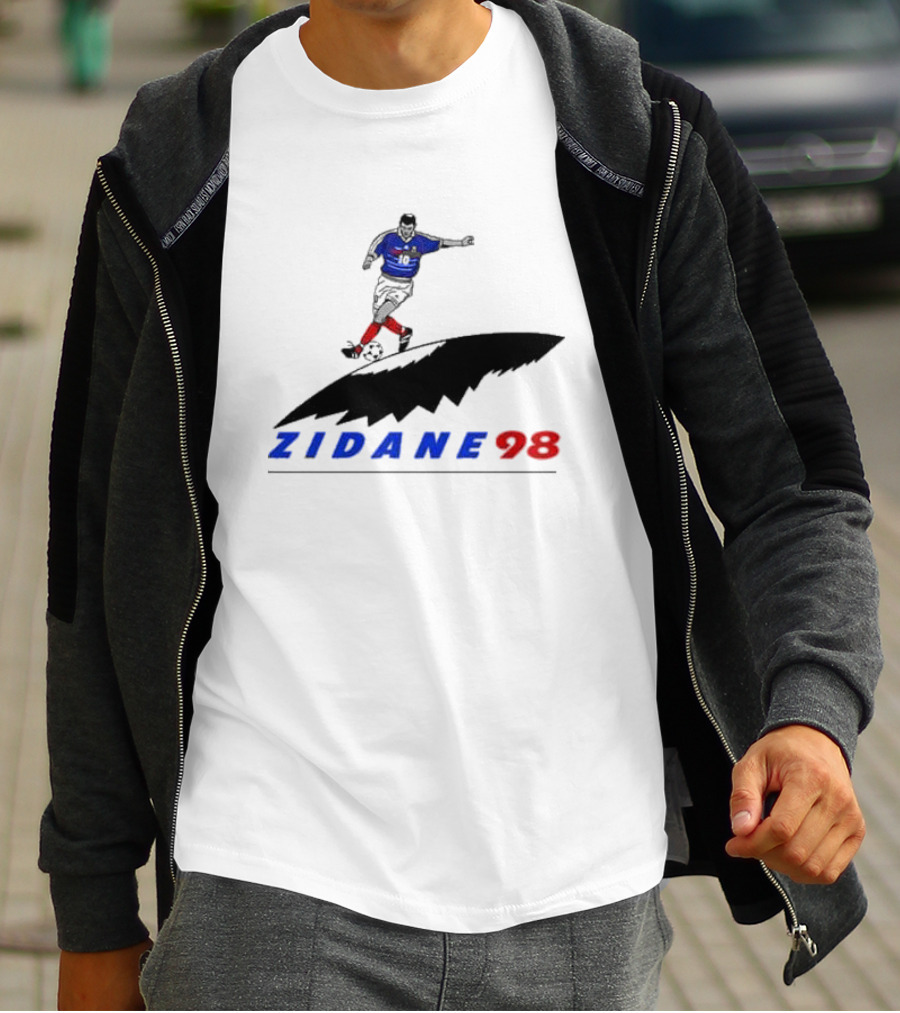 Zinedine Zidane 98 France Soccer Legend Iconic T-Shirt