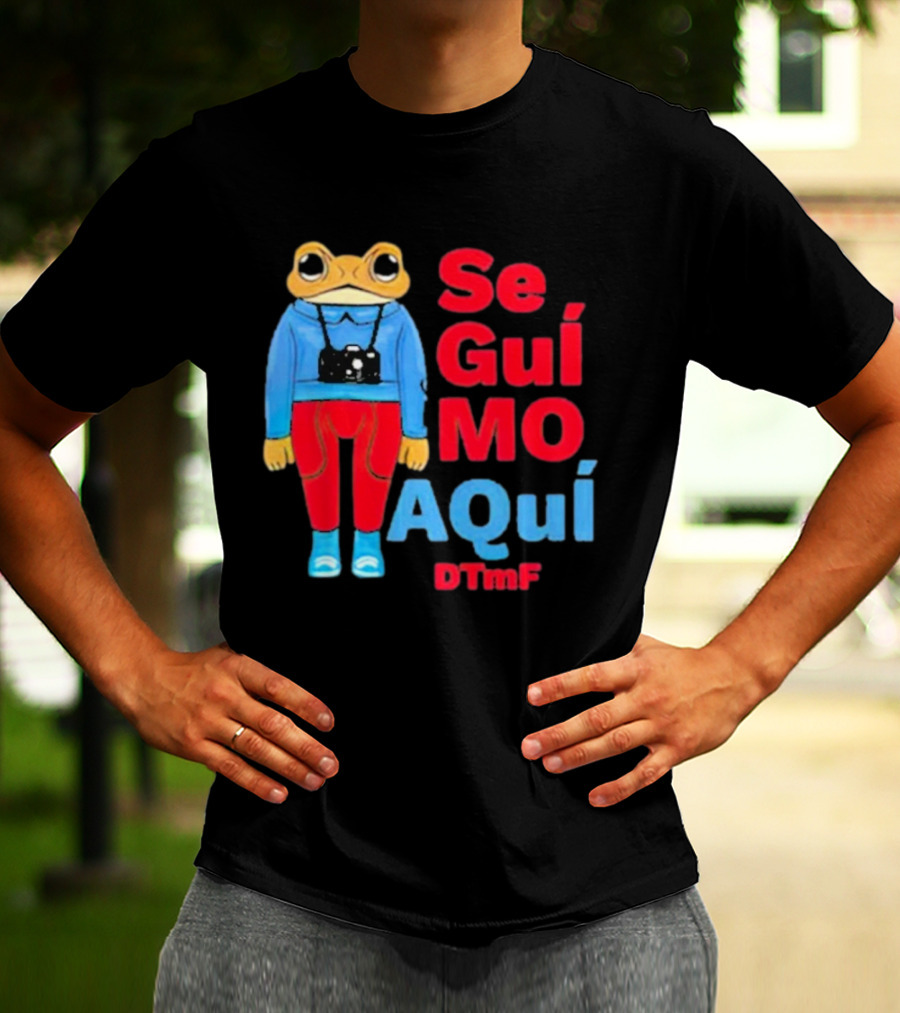 Se Guí Mo Aquí DTMF Frog With Camera T-Shirt