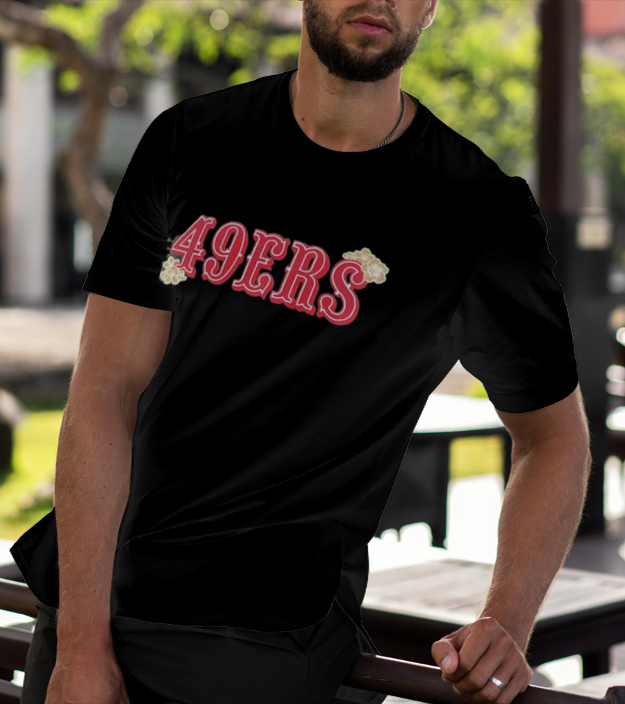 San Francisco 49ers 49ERS AAPI Apex Collection Floral Accents T-Shirt
