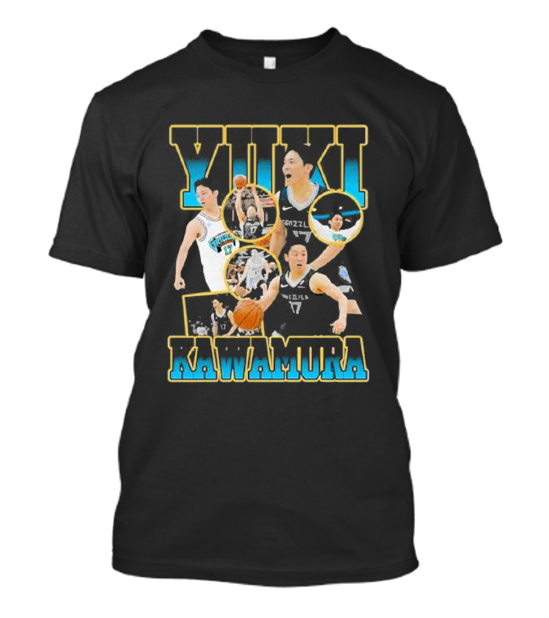 Yuki Kawamura Basketball Action Collage T-Shirt