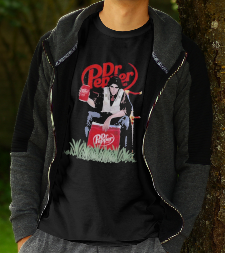Viktor Season 2 Dr Pepper Warrior Sitting On Dr Pepper Crate T-Shirt