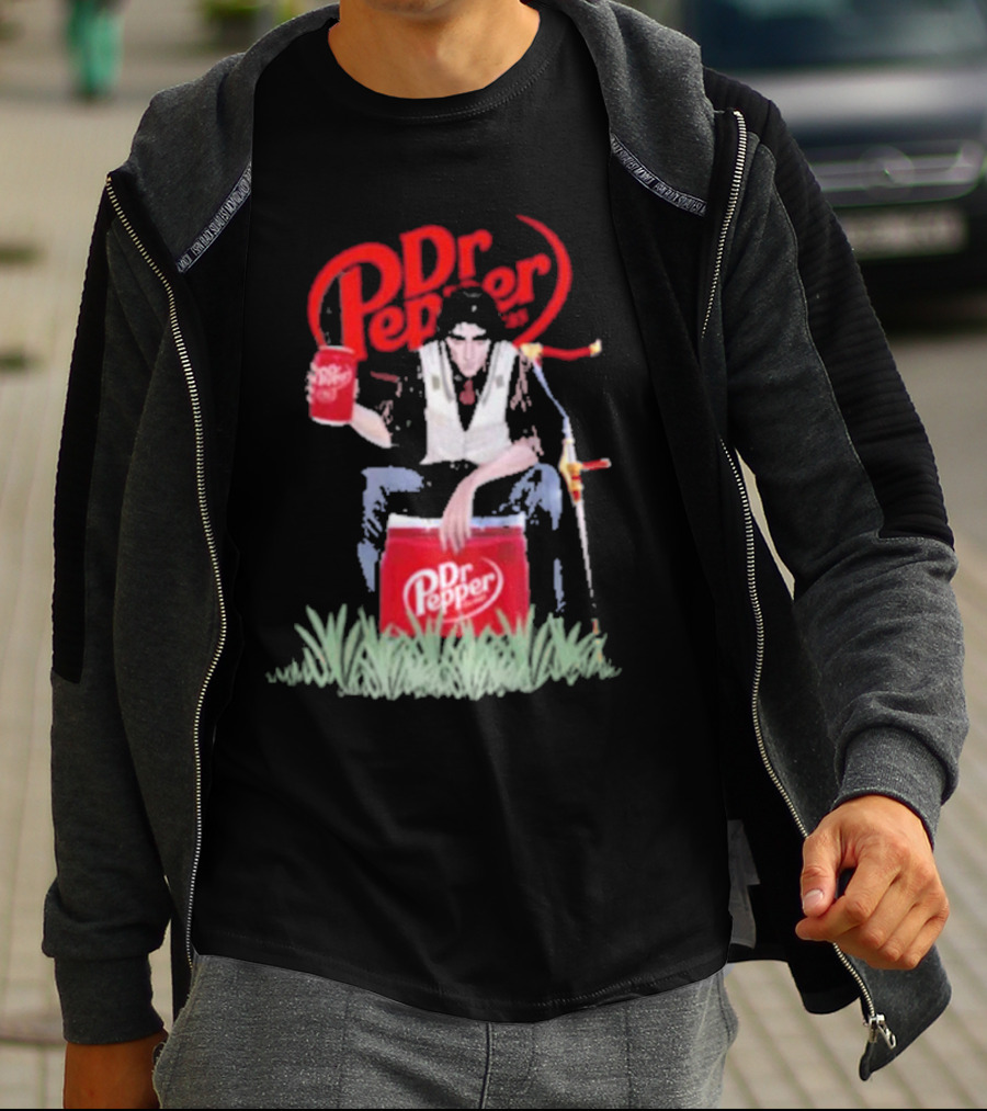 Viktor Season 2 Dr Pepper Warrior Sitting On Dr Pepper Crate T-Shirt