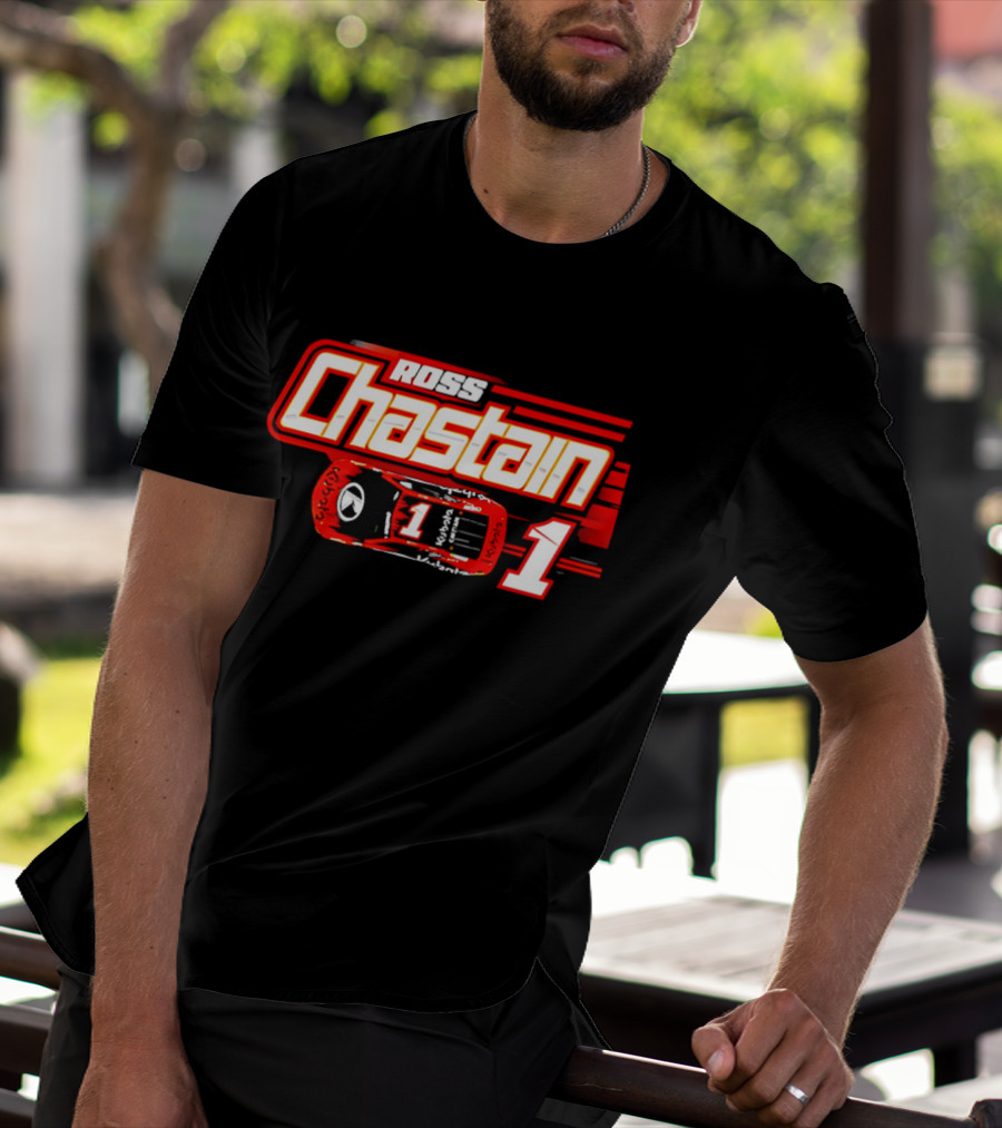 Ross Chastain 1 Racing Car Number One T-Shirt