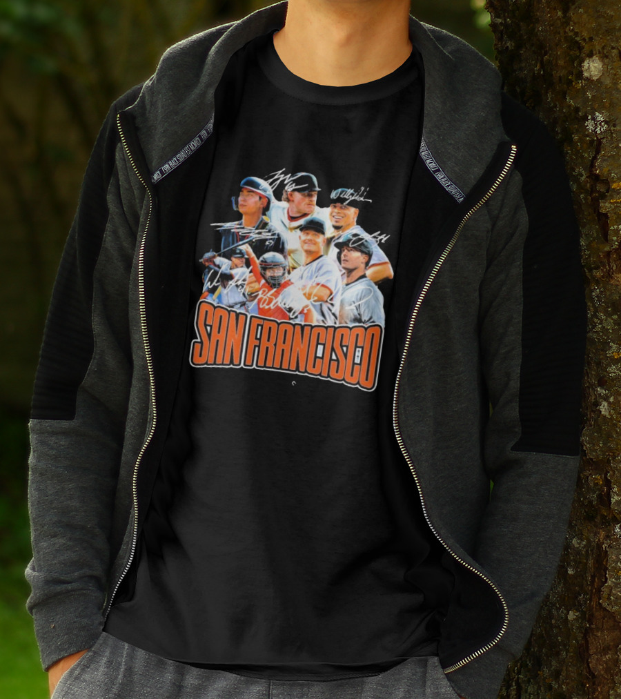 San Francisco Giants MLB Players Series Signatures 2025 T-Shirt