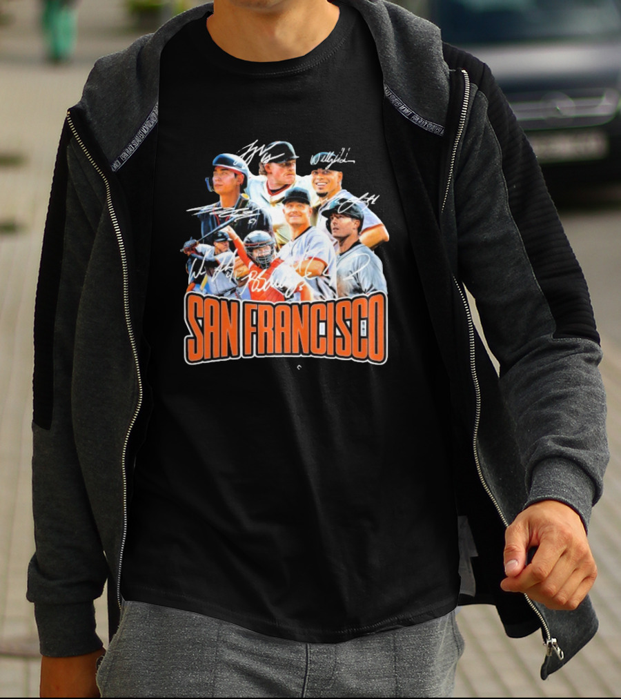 San Francisco Giants MLB Players Series Signatures 2025 T-Shirt